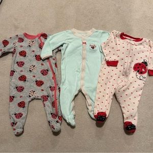 Baby Girls Koala Baby sleepers size 6M